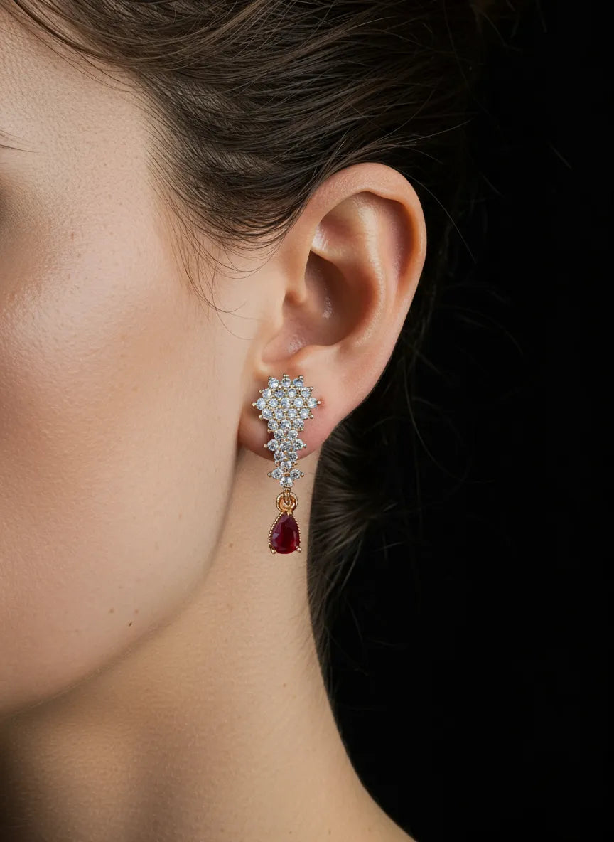 Royale Ruby Dangles